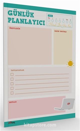 Günlük Planlayıcı Çek Kopar- Evde, Okulda, İşte