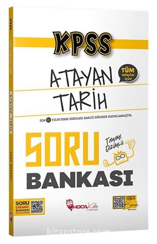 KPSS Tarih Atayan Soru Bankası Çözümlü