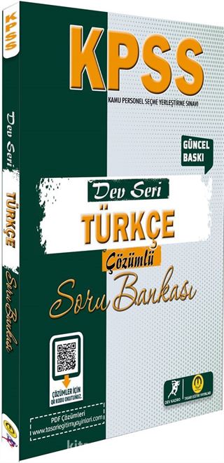 2024 KPSS Dev Seri Türkçe Çözümlü Soru Bankası