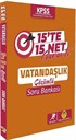 KPSS Vatandaşlık 15'te 15 Net Soru Bankası