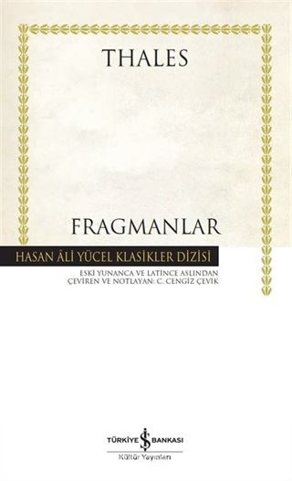 Fragmanlar (Thales) (Ciltli)
