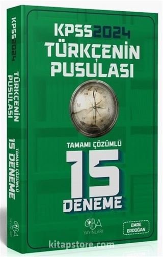 2024 KPSS Türkçenin Pusulası Tamamı Çözümlü 15 Deneme