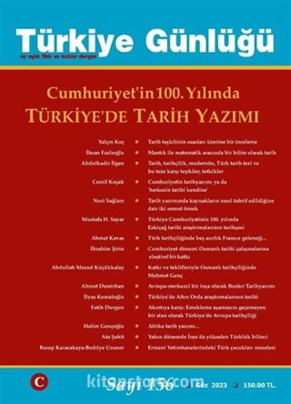 Türkiye Günlüğü Üç Aylık Fikir ve Kültür Dergisi Sayı:156 Güz 2023