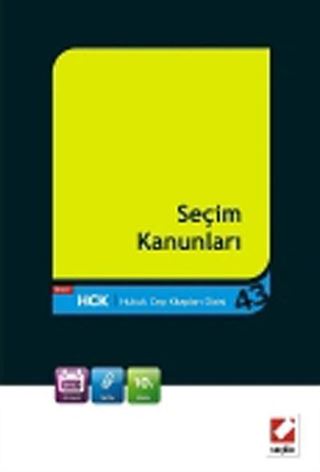 Seçim Kanunları / Hukuk Cep Kitapları 43