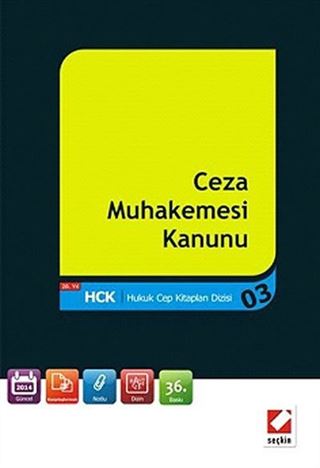 Ceza Muhakemesi Kanunu (Cep Kitapları 03)