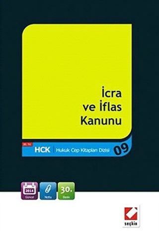 İcra ve İflas Kanunu (Hukuk Cep Kitapları 9)