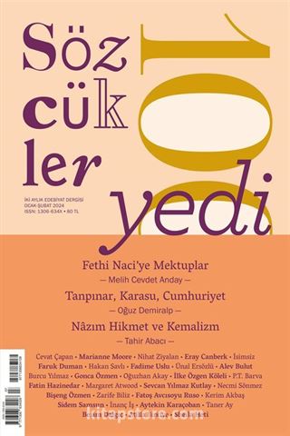 Sözcükler Dergisi 107. Sayı Ocak-Şubat 2024