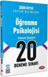 2024 KPSS Eğitim Bilimleri Öğrenme Psikolojisi Tamamı Çözümlü 20 Deneme Sınavı