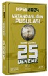 2024 KPSS Vatandaşlık Vatandaşlığın Pusulası 25 Deneme Çözümlü