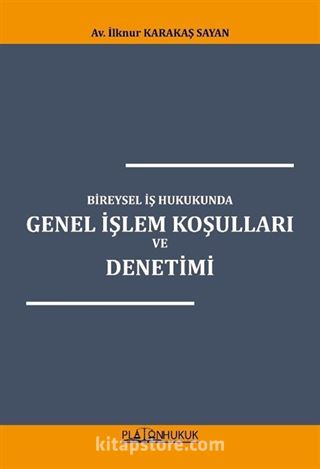 Bireysel İş Hukukunda Genel İşlem Koşulları ve Denetimi