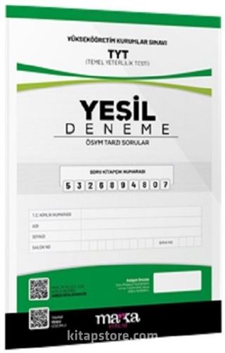 2025 TYT Yeni Nesil Yeşil Deneme Tamamı Video Çözümlü