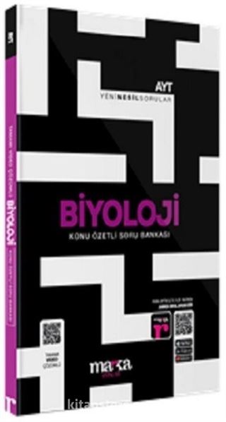 2025 AYT Biyoloji Konu Özetli Yeni Nesil Soru Bankası Tamamı Video Çözümlü (Ciltli)