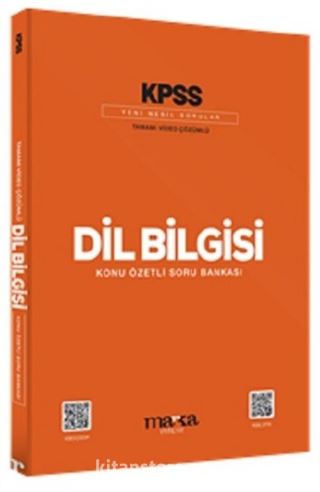 2025 KPSS Dil Bilgisi Konu Özetli Yeni Nesil Soru Bankası Tamamı Video Çözümlü (Ciltli)