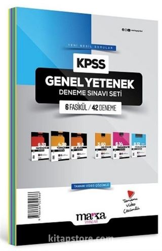 2025 KPSS Genel Yetenek Deneme Sınavı Seti 6 Fasikül 42 Deneme