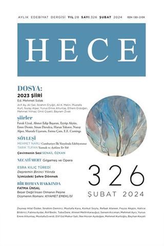 Hece Dergisi Sayı: 326 Şubat 2024