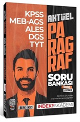 KPSS MEB-AGS ALES DGS TYT Aktüel Paragraf Soru Bankası Çözümlü