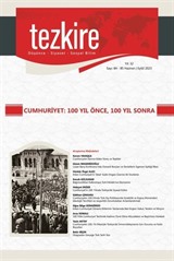 Tezkire 84-85. Sayı Dosya Cumhuriyet: 100 Yıl Önce, 100 Yıl Sonra
