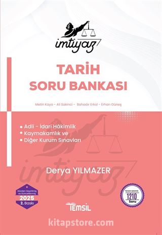 İmtiyaz Adli İdari Hakimlik Tarih Soru Bankası