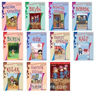 Vücudumu Tanıyorum Sağlık Serisi (10 Kitap) (Test İlaveli)