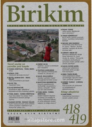 Birikim Dergisi Sayı:418-419 Şubat-Mart 2024
