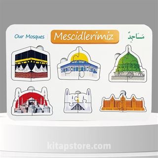Mescidlerimiz Ahşap Puzzle (2+ Yaş)