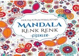 Mandala Renk Renk Çiçekler