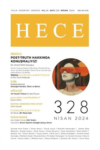 Hece Dergisi Sayı: 328 Nisan 2024