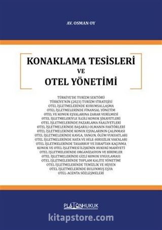 Konaklama Tesisleri ve Otel Yönetimi