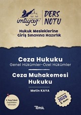 İmtiyaz HMGS Ders Notları Ceza Hukuku