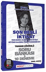 2025 KPSS A Grubu İktisat Son Beşli Soru Bankası ve 10 Deneme Çözümlü