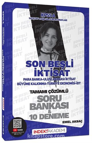 2025 KPSS A Grubu İktisat Son Beşli Soru Bankası ve 10 Deneme Çözümlü