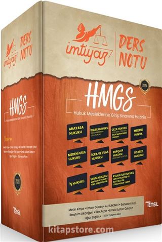 İmtiyaz Hmgs Ders Notu Konu Anlatımı Seti