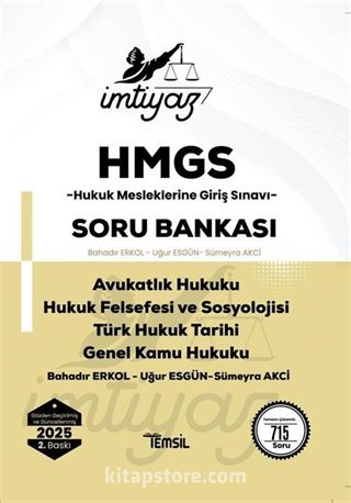 İmtiyaz HMGS Avukatlık Hukuku Hukuk Felsefesi ve Sosyolojisi Türk Hukuk Tarihi Soru Bankası