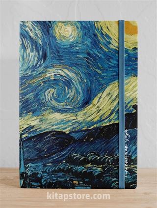 Van Gogh-Yıldızlı Gece Defter (STK 40)