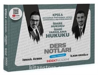 2025 KPSS A Grubu İdare ve İdari Yargılama Hukuku Video Ders Notları