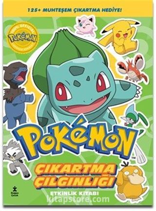 Pokémon - Bulbasaur Çıkartma Çılgınlığı Etkinlik Kitabı