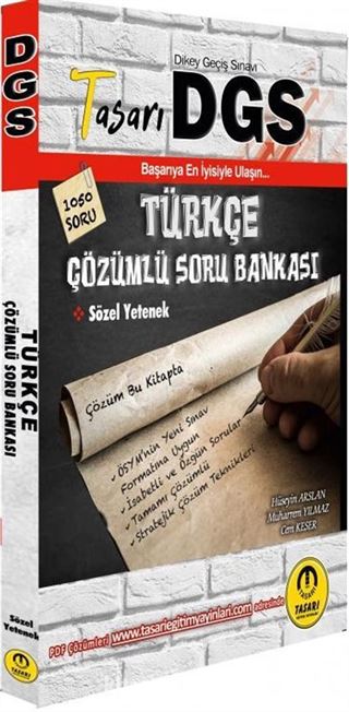 DGS Türkçe Çözümlü Soru Bankası