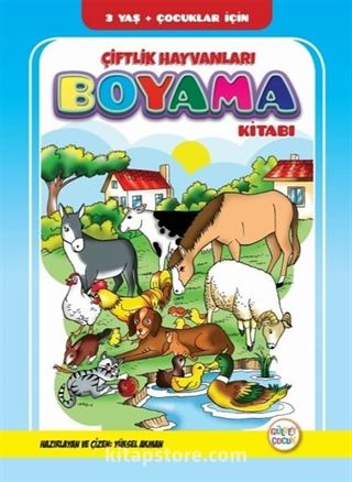 Çiftlik Hayvanları Boyama Kitabı