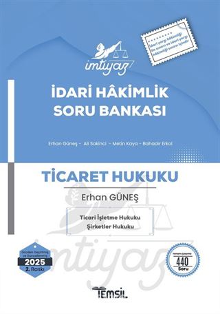 İmtiyaz İdari Hakimlik Ticaret Hukuku Soru Bankası