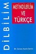 Dilbilim/Metin Dilbilim ve Türkçe