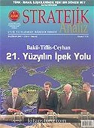 Stratejik Analiz /Sayı:62 / Haziran 2005 Uluslararası İlişkiler Dergisi Cilt 6