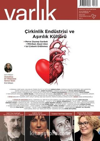 Varlık Edebiyat ve Kültür Dergisi Ekim 2024