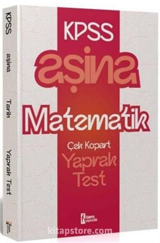 2025 KPSS Aşina Matematik Çek Kopart Yaprak Test