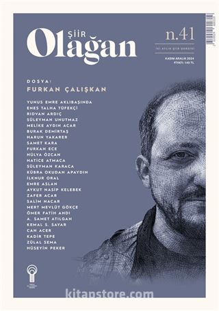 Olağan Şiir Dergisi Sayı: 41 Kasım-Aralık 2024