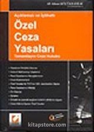 Özel Ceza Yasaları (Tamamlayıcı Ceza Hukuku) Ciltli