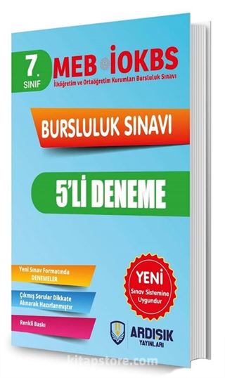 7. Sınıf 2025 Bursluluk Deneme Sınavı