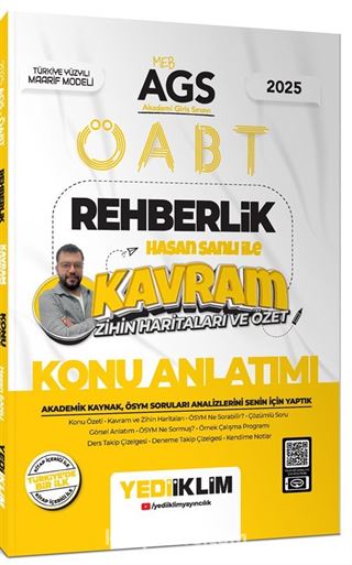 2025 MEB AGS ÖABT Rehberlik Hasan Sanlı ile Kavram Zihin Haritaları ve Özet Konu Anlatımı