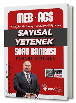 2025 MEB-AGS Sayısal Yetenek Soru Bankası Çözümlü