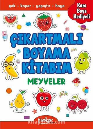 Çıkartmalı Boyama Kitabım - Meyveler