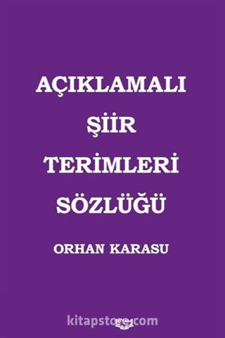 Açıklamalı Şiir Terimleri Sözlüğü